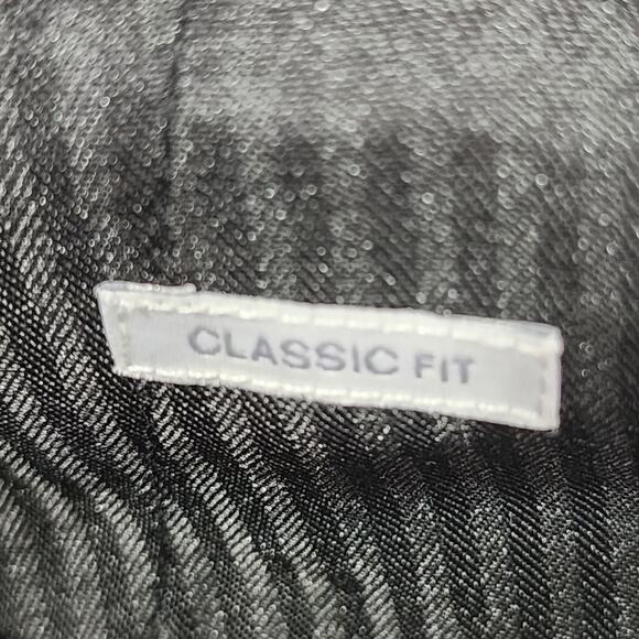 Perry Ellis Portfolio Pants Men 34X30 Black Gray Classic Fit Flat Front Straight - Picture 6 of 12